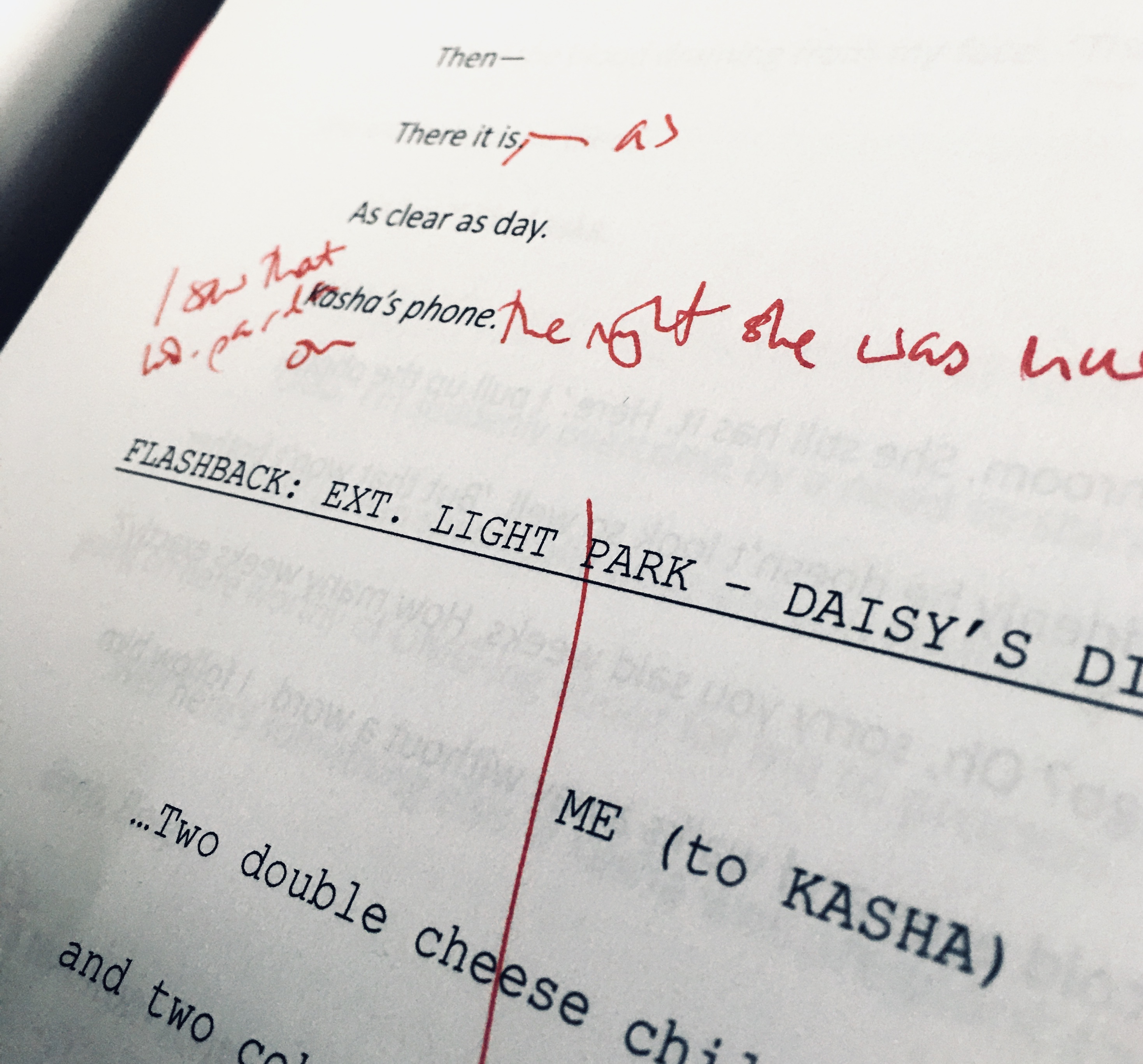 Script Fragment - Simon Payne