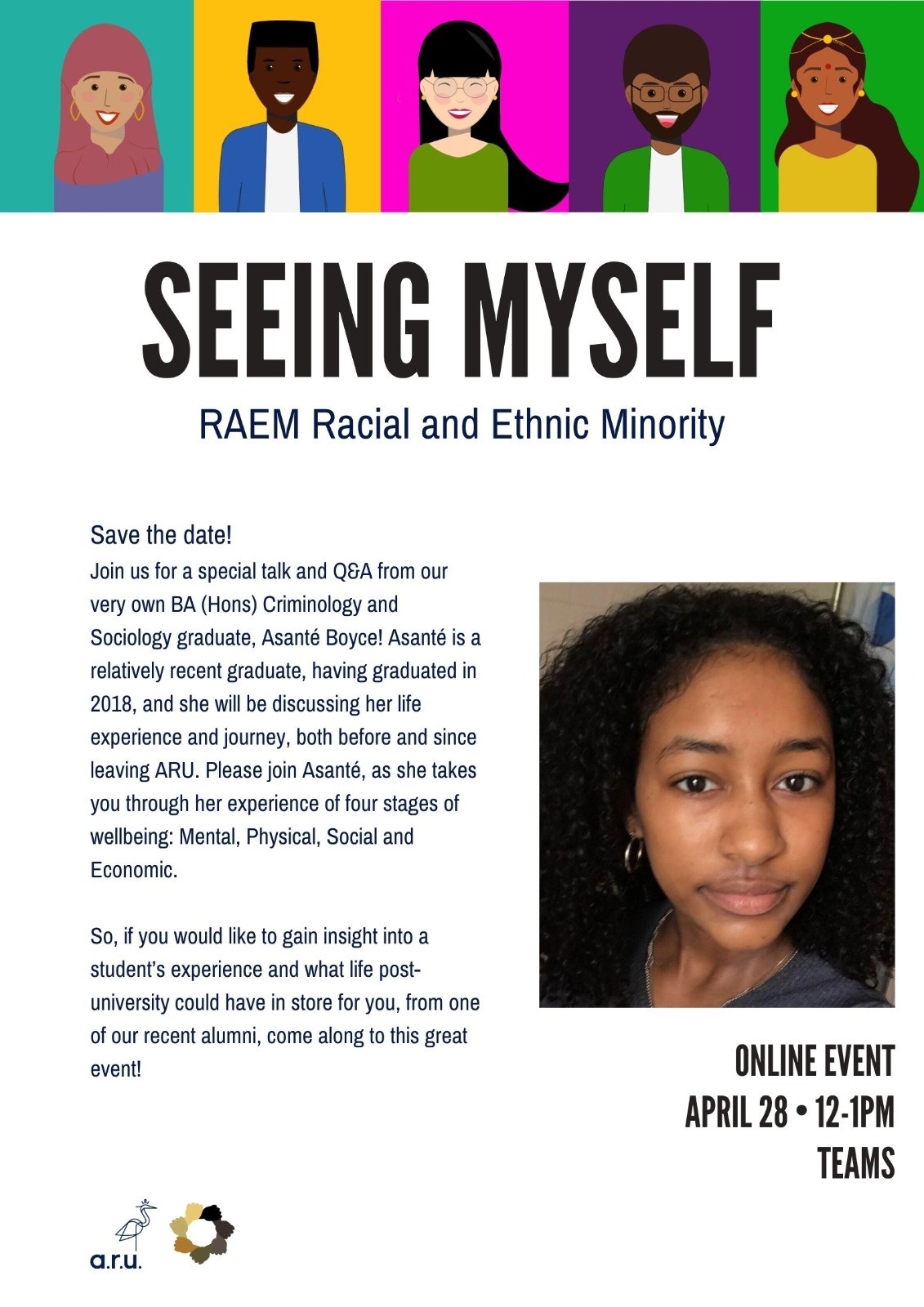 'Seeing Myself' Event Poster.