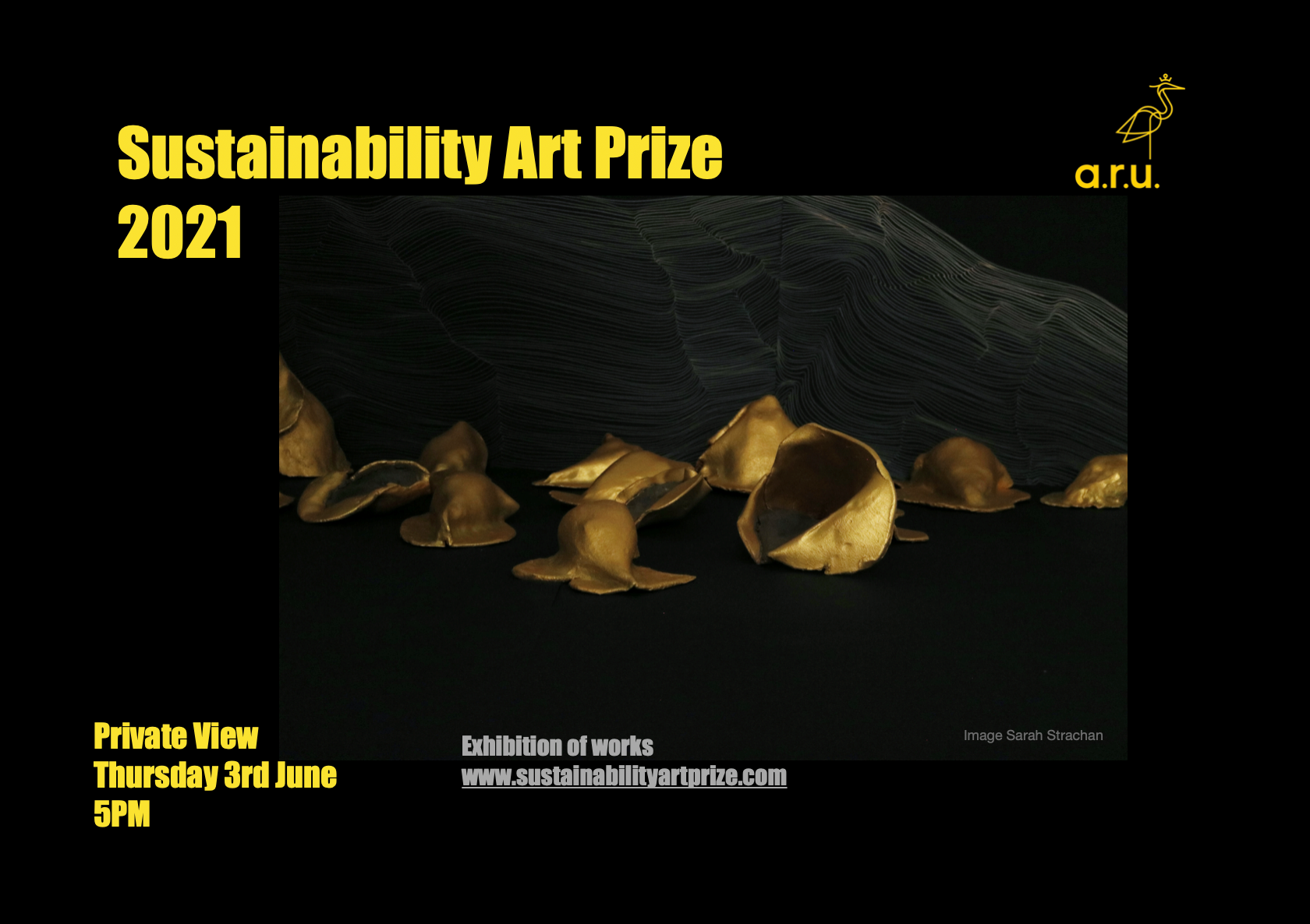 Sustainability Art Prize 2021 poster.