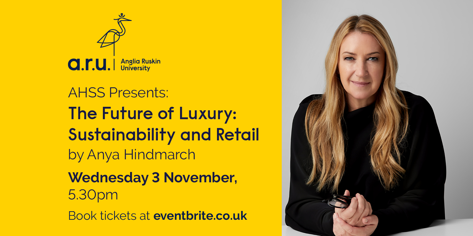 A headshot photo of Anya Hindmarch.