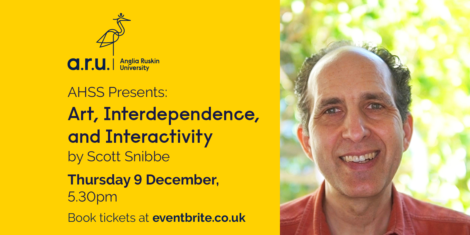 A headshot photo of Scott Snibbe.