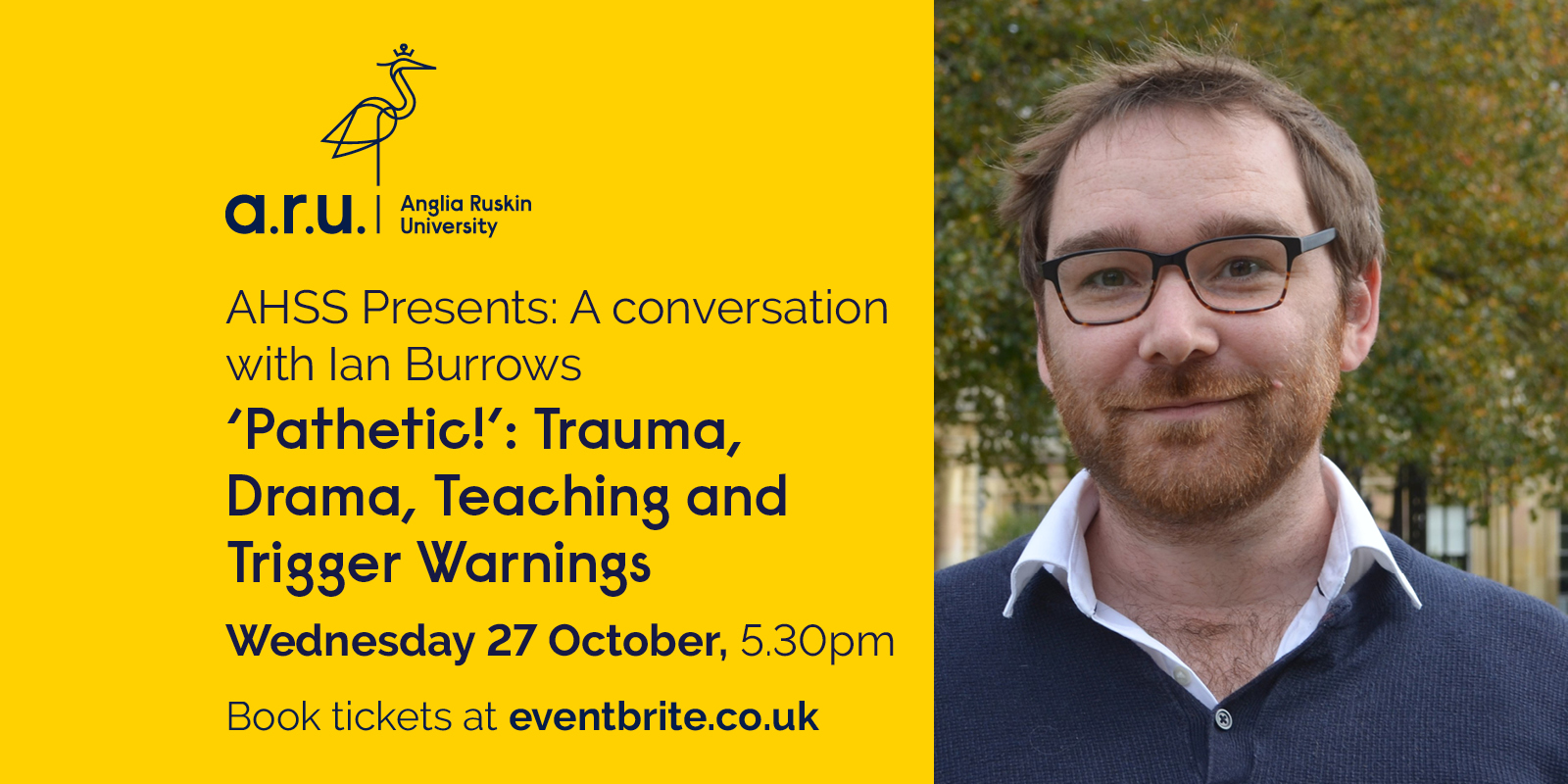 A headshot photo of Ian Burrows.