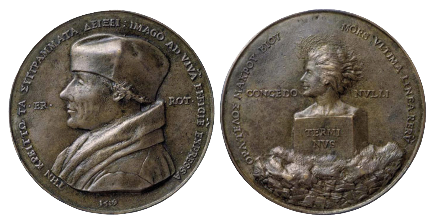 Head and tail sides of coin