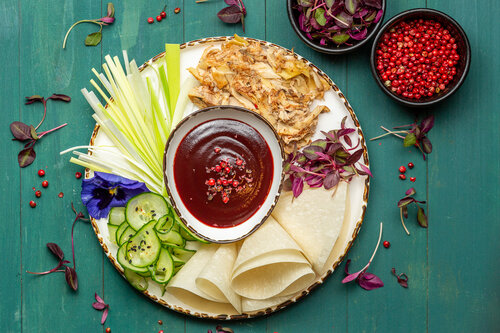 A plate of food from Stem & Glory