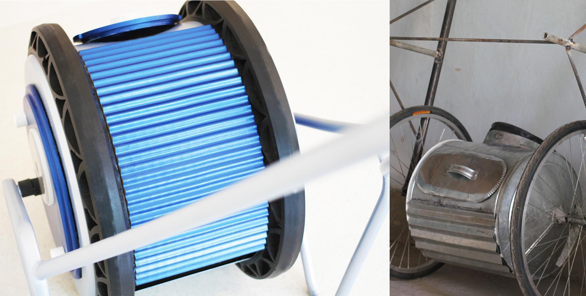 Design for pushable machine